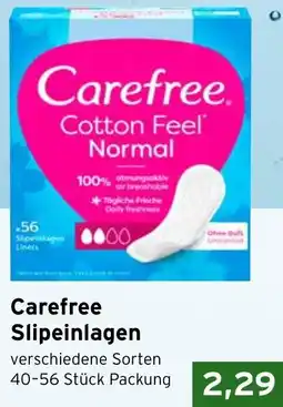 CAP Markt Carefree Slipeinlagen Angebot