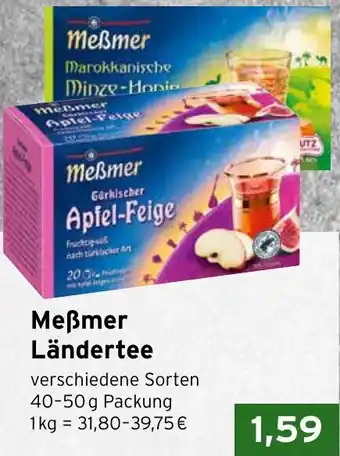 CAP Markt Meẞmer Ländertee Angebot