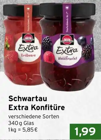 CAP Markt Schwartau Extra Konfitüre Angebot