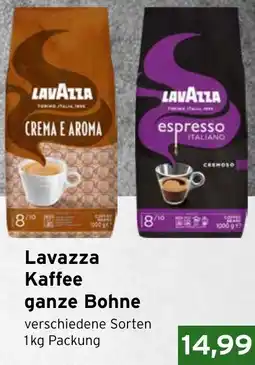 CAP Markt Lavazza Kaffee ganze Bohne Angebot