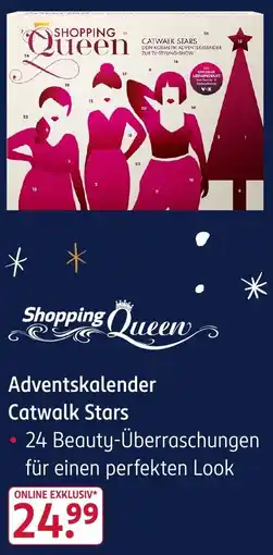 Rossmann Shopping Queen Adventskalender Catwalk Stars Angebot