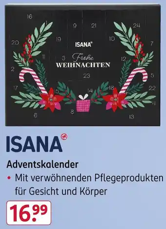 Rossmann ISANA Adventskalender Angebot