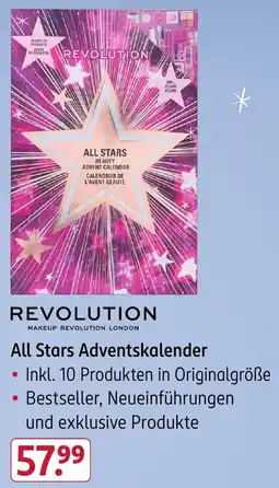Rossmann REVOLUTION All Stars Adventskalender Angebot