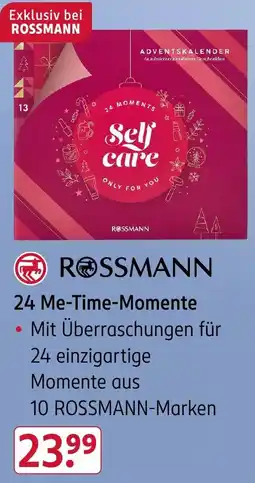 Rossmann ROSSMANN 24 Me-Time-Momente Angebot