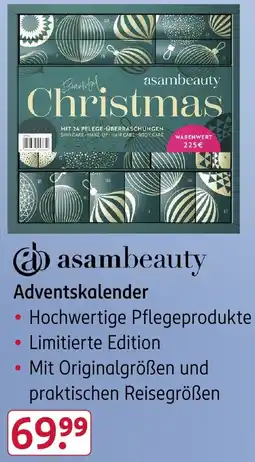 Rossmann asambeauty Adventskalender Angebot