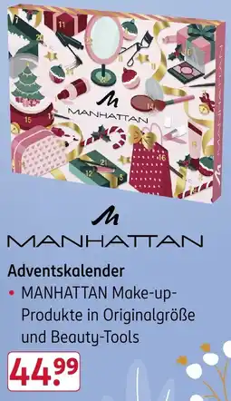 Rossmann MANHATTAN Adventskalender Angebot