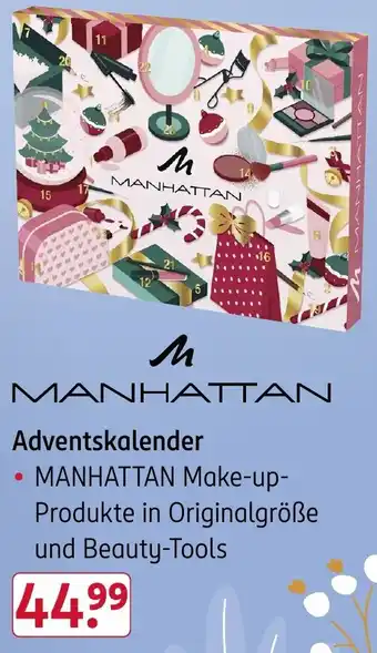 Rossmann MANHATTAN Adventskalender Angebot