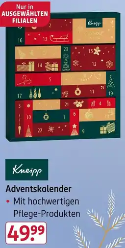 Rossmann Kneipp Adventskalender Angebot
