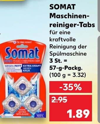 Kaufland Somat Maschinenreiniger Tabs Angebot