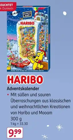 Rossmann HARIBO Adventskalender Angebot