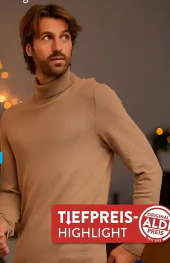 Aldi Süd Up2Fashion Herren Rollkragenpullover Angebot