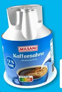 Aldi Süd Milsani Kaffeesahne Angebot