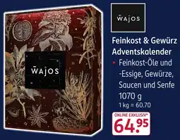 Rossmann WAJOS Feinkost & Gewürz Adventskalender Angebot