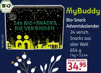 Rossmann myBuddy Bio-Snack Adventskalender Angebot