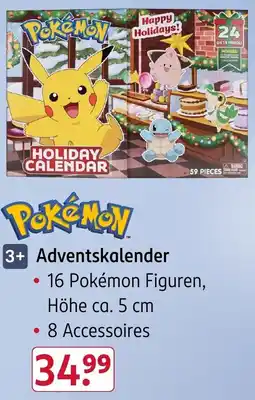 Rossmann Pokémon Adventskalender Angebot