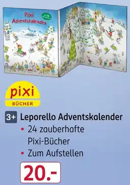 Rossmann Pixi Leporello Adventskalender Angebot