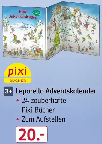 Rossmann Pixi Leporello Adventskalender Angebot
