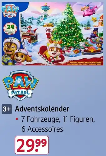 Rossmann PAW PATROL Adventskalender Angebot