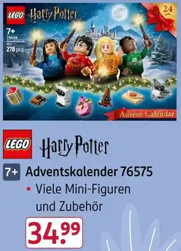 Rossmann LEGO Harry Potter Adventskalender 76575 Angebot