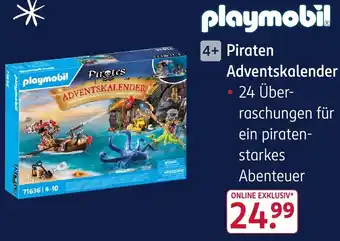 Rossmann Playmobil Piraten Adventskalender Angebot