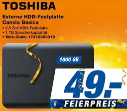 expert Techno Land TOSHIBA Externe HDD-Festplatte Canvio Basics Angebot