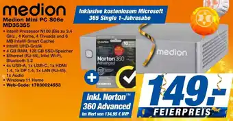 expert Techno Land Medion Mini PC S06e MD35355 Angebot
