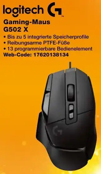 expert Techno Land logitech Gaming-Maus G502 X Angebot