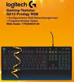 expert Techno Land logitech Gaming-Tastatur G213 Prodigy RGB Angebot