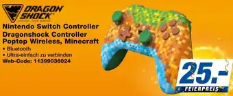 expert Techno Land Nintendo Switch Controller Dragonshock Controller Poptop Wireless, Minecraft Angebot
