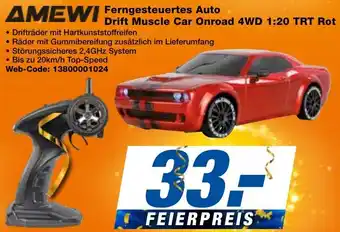 expert Techno Land AMEWI Ferngesteuertes Auto Drift Muscle Car Onroad 4WD 1:20 TRT Rot Angebot