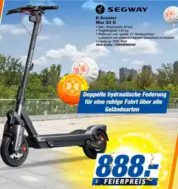 expert Techno Land SEGWAY E-Scooter Max G3 D Angebot