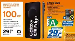 expert Techno Land SAMSUNG Smartphone Galaxy S25 Edge 5G 512GB Titanium Jetblack Angebot