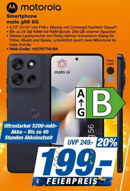 expert Techno Land Motorola Smartphone moto g56 5G Angebot