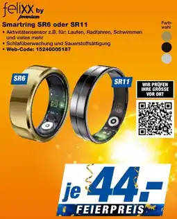 expert Techno Land felixx by premium Smartring SR6 oder SR11 Angebot