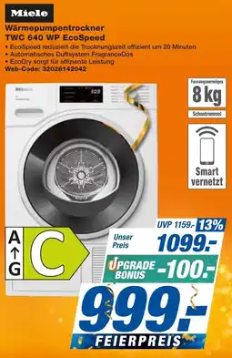 expert Techno Land Miele Wärmepumpentrockner TWC 640 WP EcoSpeed Angebot