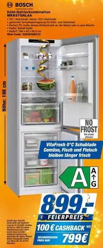 expert Techno Land BOSCH Kühl-Gefrierkombination MKK67GNLAA Angebot