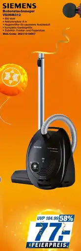 expert Techno Land SIEMENS Bodenstaubsauger VS06M312 Angebot