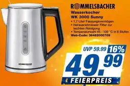 expert Techno Land ROMMELSBACHER Wasserkocher WK 3000 Sunny Angebot