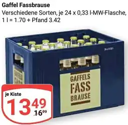 Globus Gaffel Fassbrause Angebot