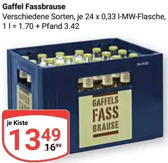 Globus Gaffel Fassbrause Angebot