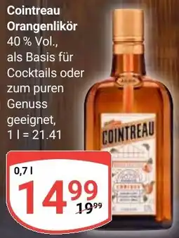 Globus Cointreau Orangenlikör Angebot