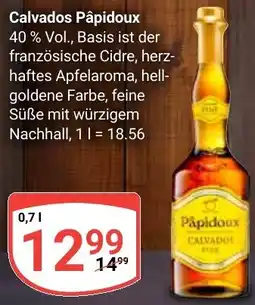 Globus Calvados Pâpidoux Angebot
