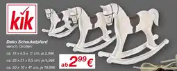 KiK Deko schaukelpferd Angebot