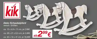 KiK Deko schaukelpferd Angebot