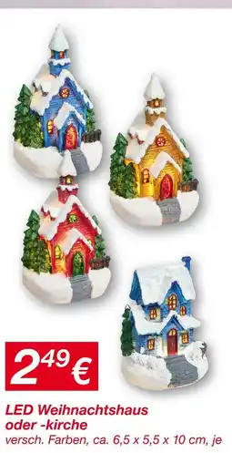 KiK Led weihnachtshaus oder -kirche Angebot