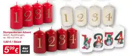 KiK Stumpenkerzen advent Angebot