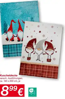 KiK Kuscheldecke Angebot