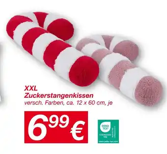 KiK Xxl zuckerstangenkissen Angebot