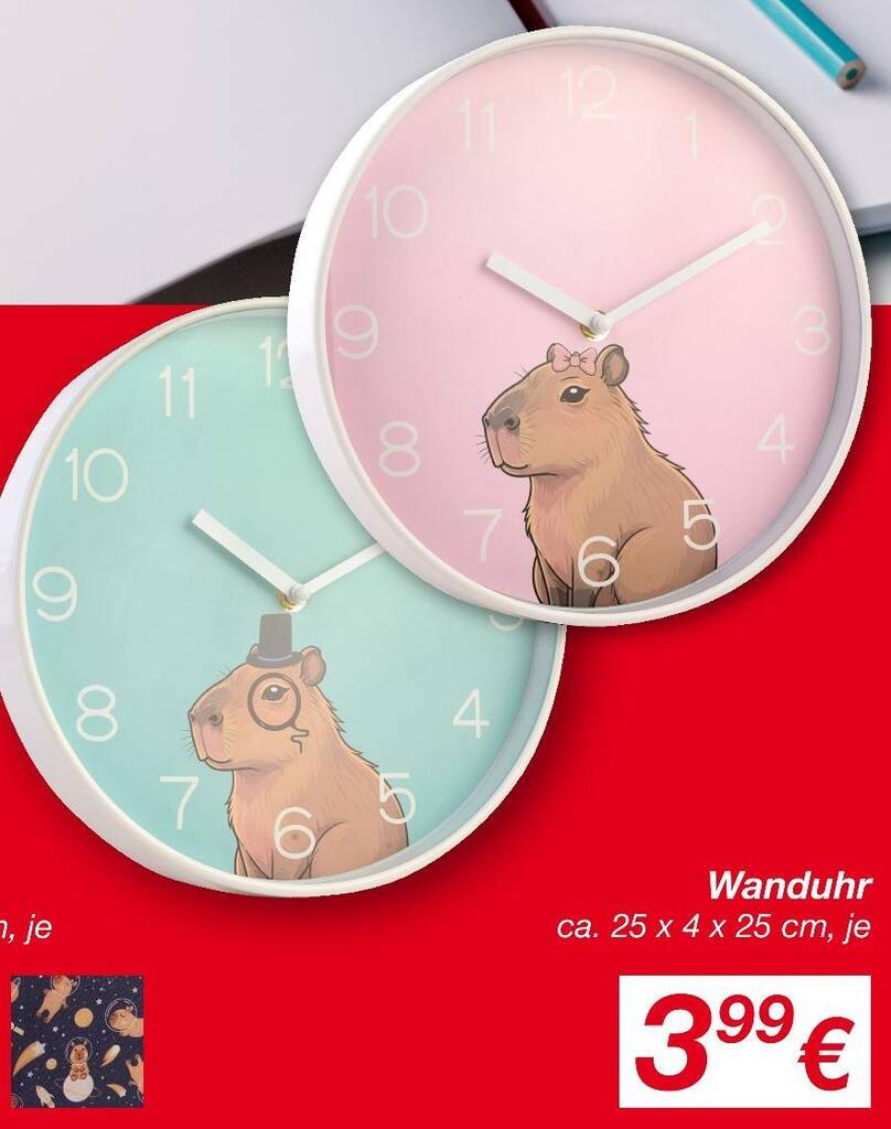 Wanduhr Angebot bei KiK