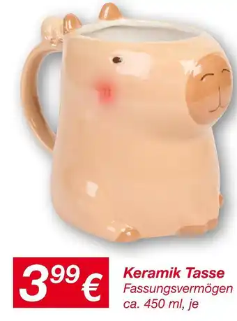 KiK Keramik tasse Angebot
